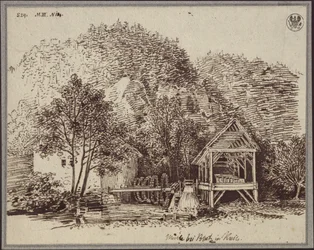 Mill near Popetz in Carniola / Mill near the village of Podpeč in Carniola