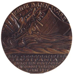 Medal Commemorating the Torpedoing of the Liner 