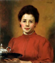 A Woman in Red, 1904