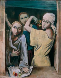 Flower Throwing Girls