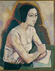 Girl at the Table
