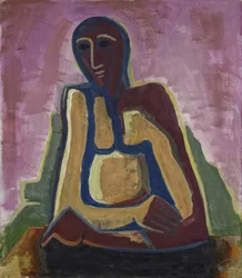 Man Sitting at the Table