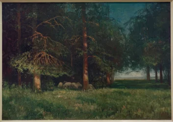Forest Landscape with Shepherd