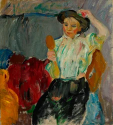 Lady with Hand Mirror