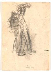 Composition Sketch with One or Two Figures