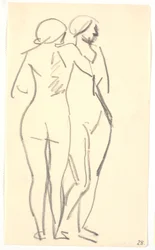 Two Standing Models