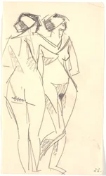 Two Standing Models