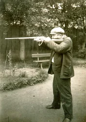Russian author Alexander Kuprin shooting, Gatchina, Russia