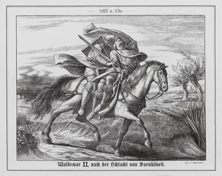 Valdemar II, King of Denmark, after the Battle of Bornhoved