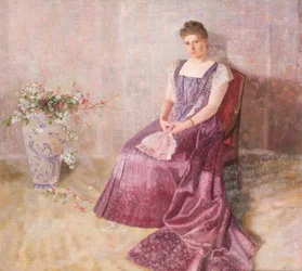 The Purple State Dress. Mrs. von Birkenreuth