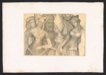 Four Women and Two Men