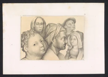 Five Figures (series title: Designs and Studies of a Dutch Master from the XV Century)