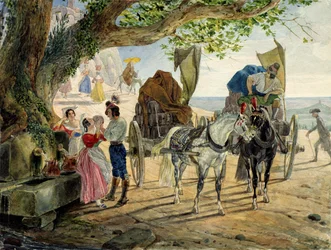 Fete in Albano, 1830-1833