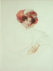 Woman in Turban. Portrait of Countess Maria Grigoryevna Razumovskaya