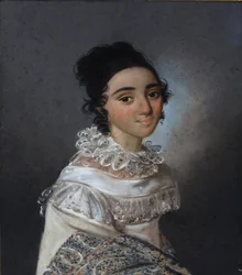 Portrait of Yekaterina Emmanuilovna Abamelik-Lazareva, née Manuk-Bey, 1820