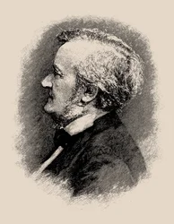 Portrait of the Composer Richard Wagner 1813-1883, 1900s-1910s