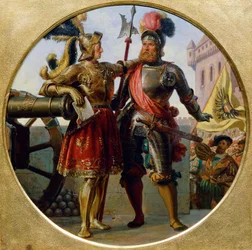 Emperor Maximilian I and Georg von Frunsberg