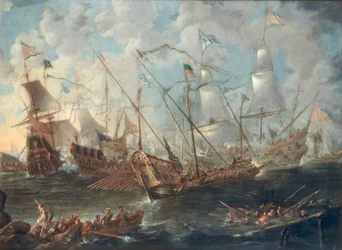 Sea Battle in the Mediterranean