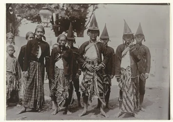 Javanese Men in Uniform