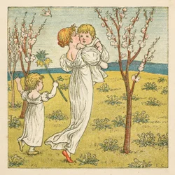 Walking among the blossom