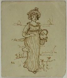 Girl with Basket