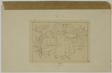 Two Figures Walking