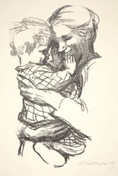 Mother with Child in Her Arms