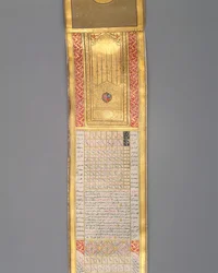 Calendar-Almanac in Scroll Form, dated A.H. 1224 (A.D. 1810)