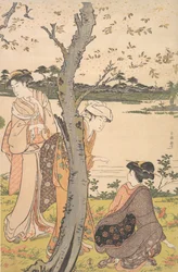 Gathering Young Flowers, late 18th century