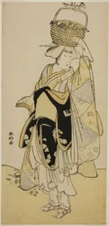 The Actor Ichikawa Yaozo III as Shiragiku in the Dance Sequence "Shinobu Uri" in the Play Hatsuhana Mimasu Soga, Performed at the Nakamura Theater in January, 1785