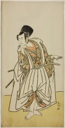 The Actor Ichikawa Yaozo II as Sakura-maru in the Play Sugawara Denju Tenarai Kagami, Performed at the Ichimura Theater in July 1776