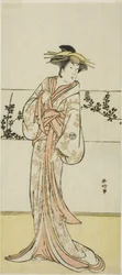 The Actor Segawa Kikunojo III, Possibly as the Courtesan Kojoro of Hakata, in the Play Chiyo no Hajime Ondo no Seto (Beginnings of Eternity: The Ondo Straits in the Seto Inland Sea)