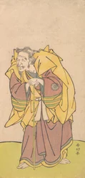 Nakamura Tomijuro as an Old Man with a Scanty Beard, ca. 1780