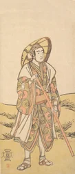 The Third Sawamura Sojuro as a Pilgrim to Kannon Shrine