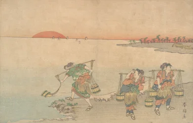 Three Water Carriers at the Shore