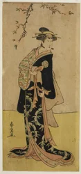 The Actor Yamashita Mangiku I as Lady Yuya in the Play Heike Hyobanki, Performed at the Nakamura Theater in the Seventh Month, 1789
