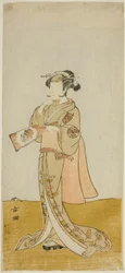 The Actor Arashi Hinaji in an Unidentified Female Role