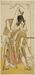 The Actor Ichikawa Ebizo III as Matsuo-maru in the Play Sugawara Denju Tenarai Kagami, Performed at the Ichimura Theater in the Seventh Month, 1776