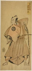 The Actor Nakamura Nakazo I as Osada no Taro in the Play Ima o Sakari Suehiro Genji, Performed at the Nakamura Theater in the Eleventh Month, 1768