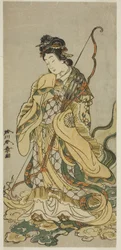 The Actor Nakamura Noshio I as the Goddess Benzaiten of Enoshima in the Play 