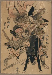 The Powerful Tomoe Gozen, c.1810