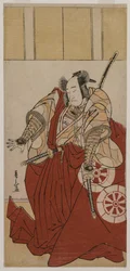 Onoe Matsusuke as Usui Sadamitsu, 1781