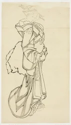 Walking Courtesan (study)