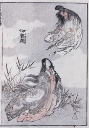 A witch and a woman, from a Manga
