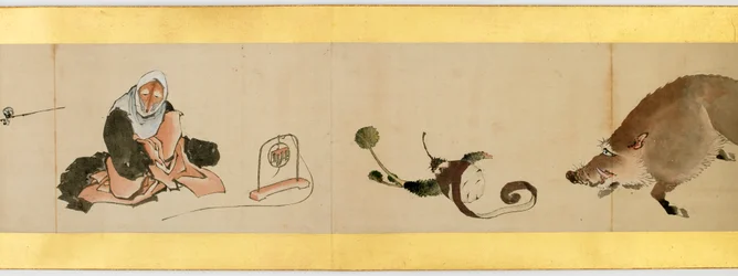 Detail of Handscroll with Miscellaneous Images, Edo Period, 1839
