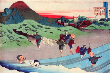 From the series Hundred Poems by One Hundred Poets: Jito Tenno