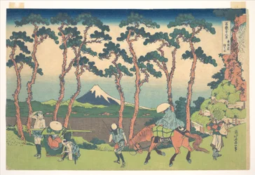 Hodogaya on the Tōkaidō, from the series Thirty-six Views of Mount Fuji