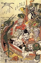 Japanese mythology: “Seven Deities of Happiness”