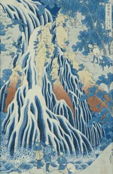 Kirifuri Fall on Kurokami Mount, from the series 