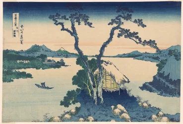 Lake Suwa in Shinano Province, from the series 